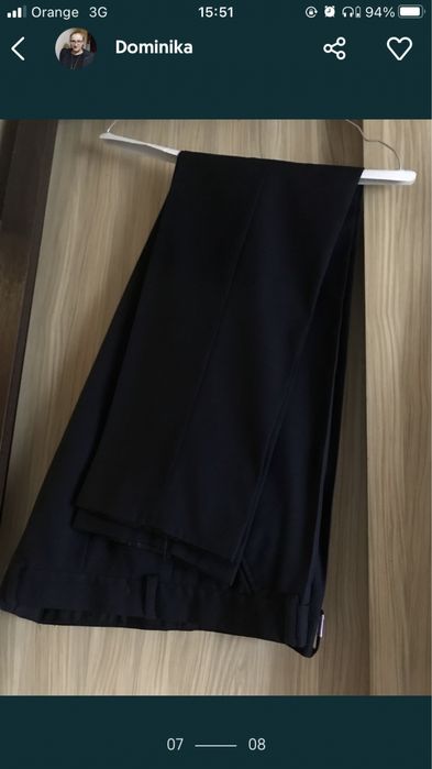 Garnitur męski 176/100/90 50M polski granatowy The King