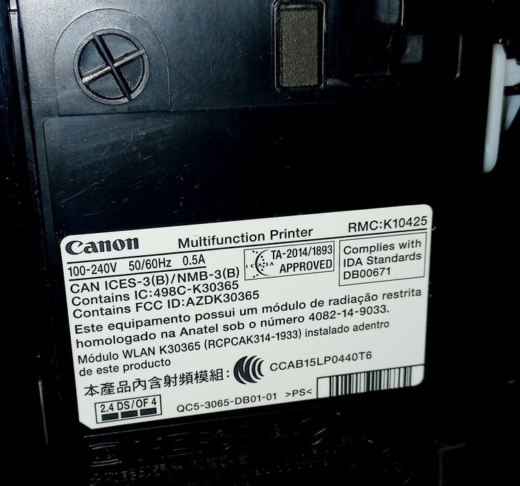 Принтер Canon 30365 wlan 3в 1 WI-FI