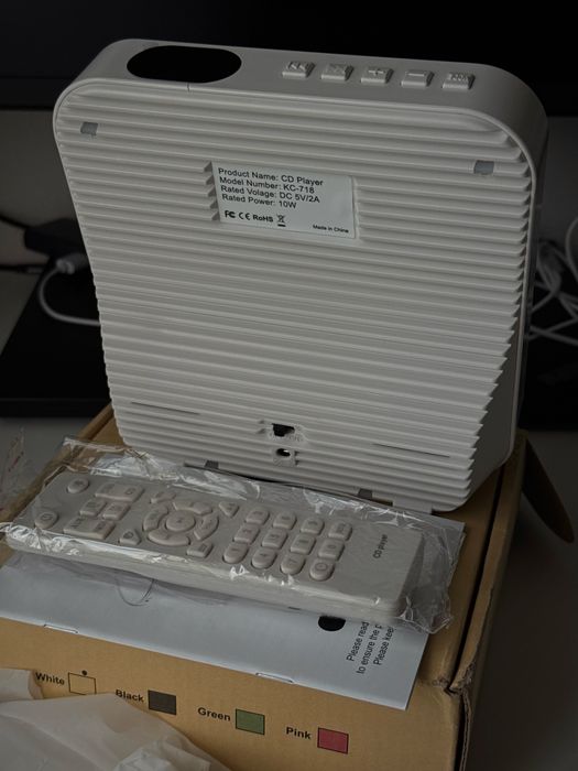 Музичний центр Bluetooth CD-програвач KC-718 | CD MP3 USB FM Bluetooth | пульт ДК