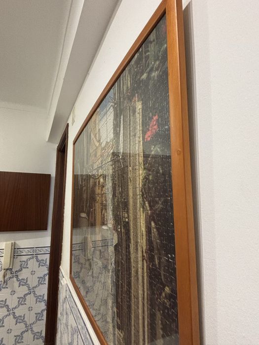 Quadro PUZZLE com moldura