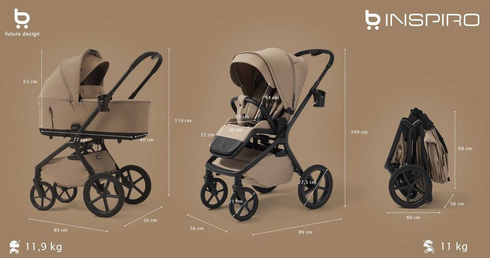 Future Design Inspiro wózek wielofunkcyjny 2w1