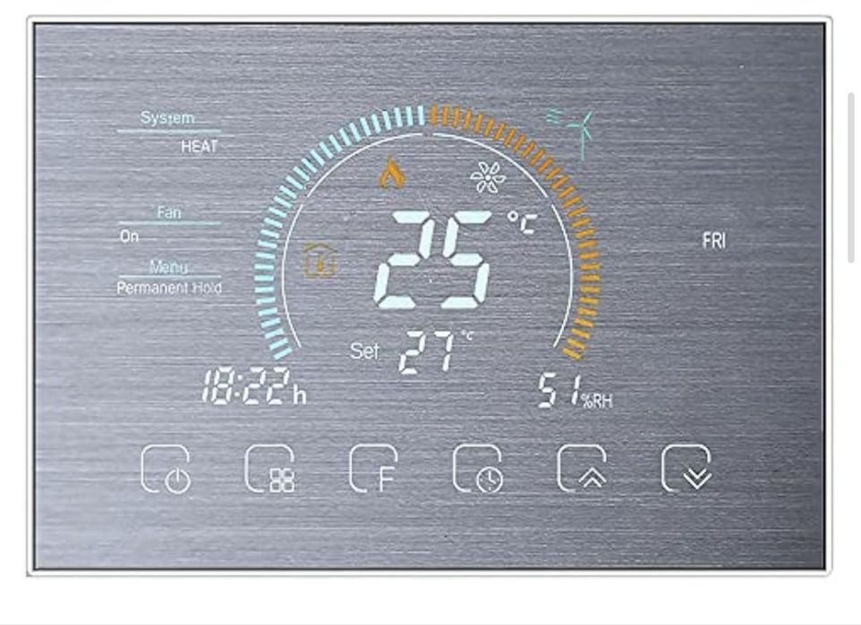 Розумний WiFi термостат Beca BHT-8000GCLW для котла (Android/iOS)