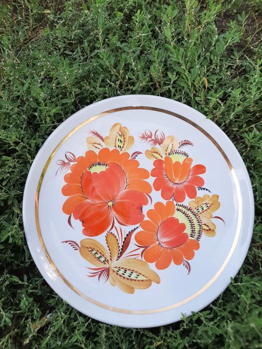 Фарфоровая Настенная Тарелка Барановка Диаметр 25