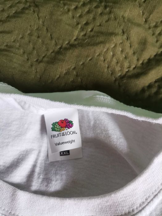 Bawełniany biały podkoszulek