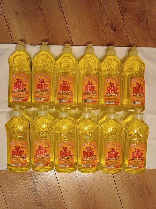 Żel BHP do mycia silnie zabrudzonych rąk 500ml - 12szt