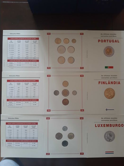 As últimas moedas correntes pré-euro