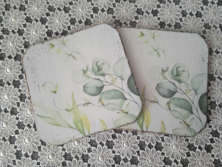 Podkładki pod kubki 6 szt. Zapakowane na prezent