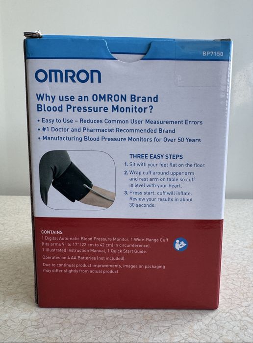 Тонометр Omron 3 series  (BP7150)