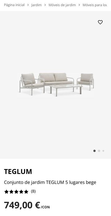 Mesa exterior JYSK TEGLUM | branca