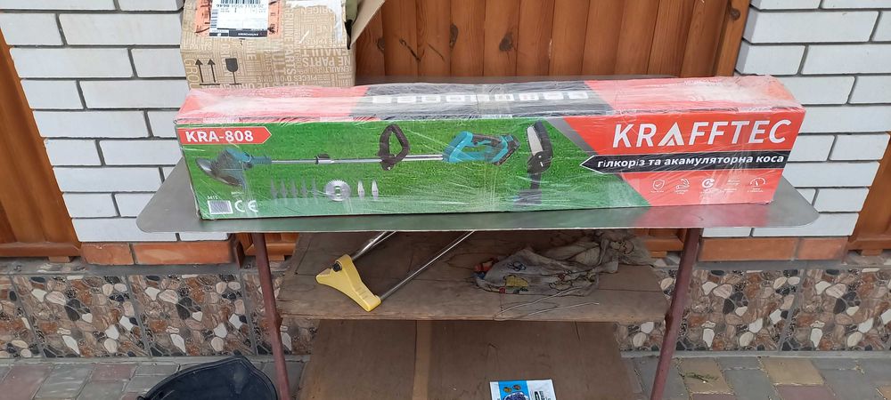 Продам тример для травы+Минипила на аккумуляторе