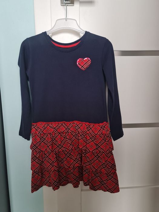 2 sukienki z długim rękawem