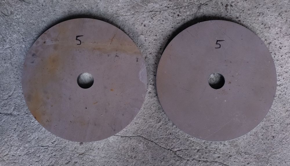 Obciążenie stalowe 2 x 5 kg talerze krążki