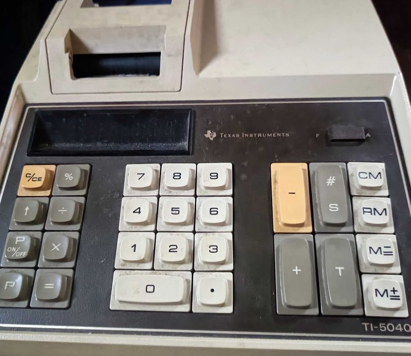 Maquina de calcular vintage TI 4050