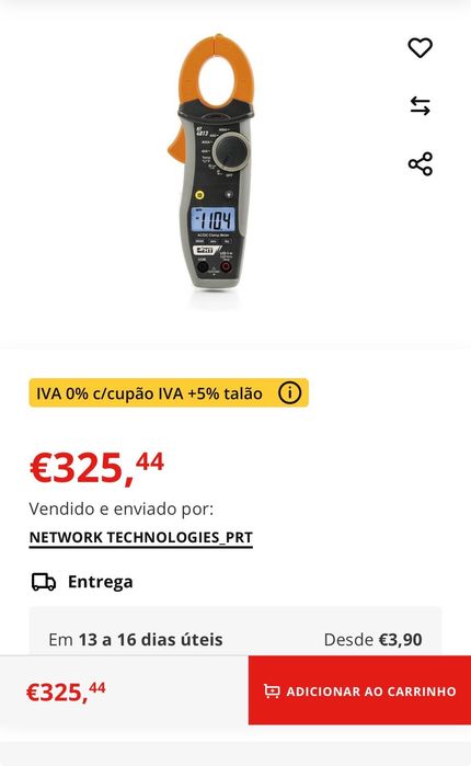Pinça Amperimétrica HT HT4013