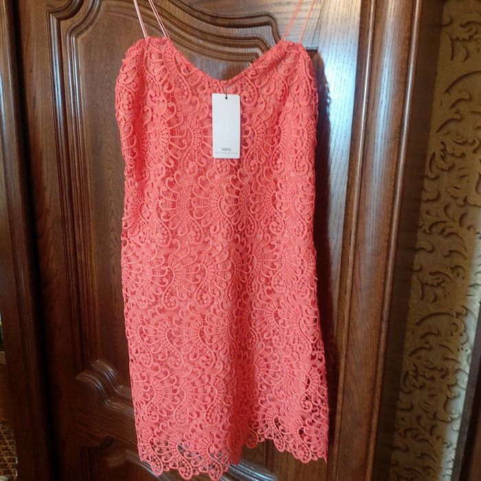 Кружевное летнее платье сукня Mango