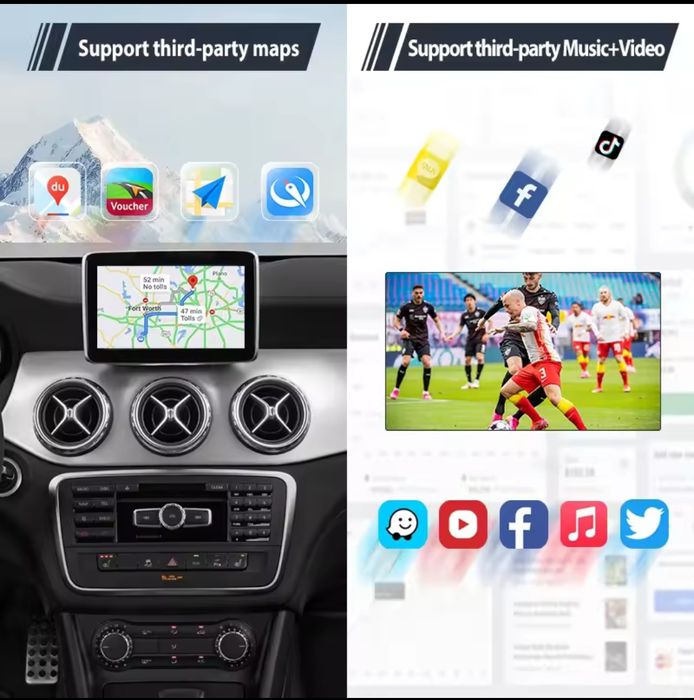 Box Upgrade Carplay e Android Auto wireless Mercedes NOVO