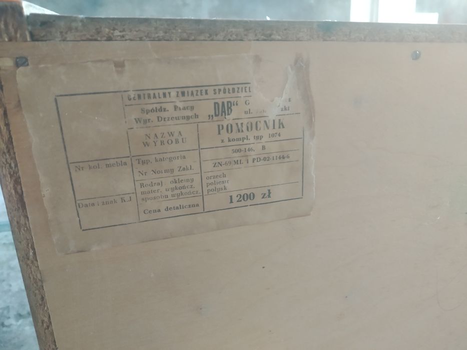 Komoda, szafka PRL