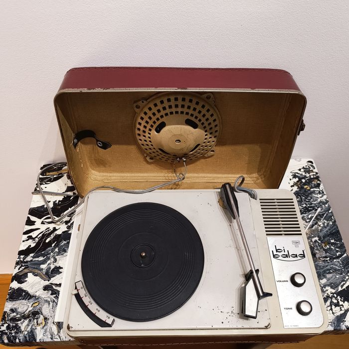 Gira Discos Vintage Teppaz Bi Balad Testado e a Funcionar Parcialmente