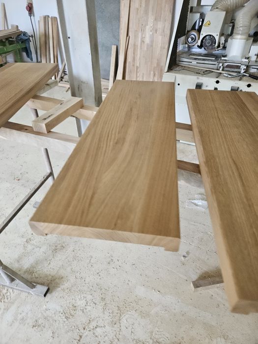 Nakładki, stopnie, schody, blaty, parapet, dąb, jesion, orzech, mahoń