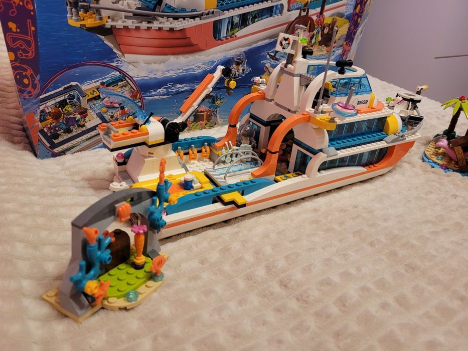Zestaw lego friends 41381 statek łódź ratunkowa