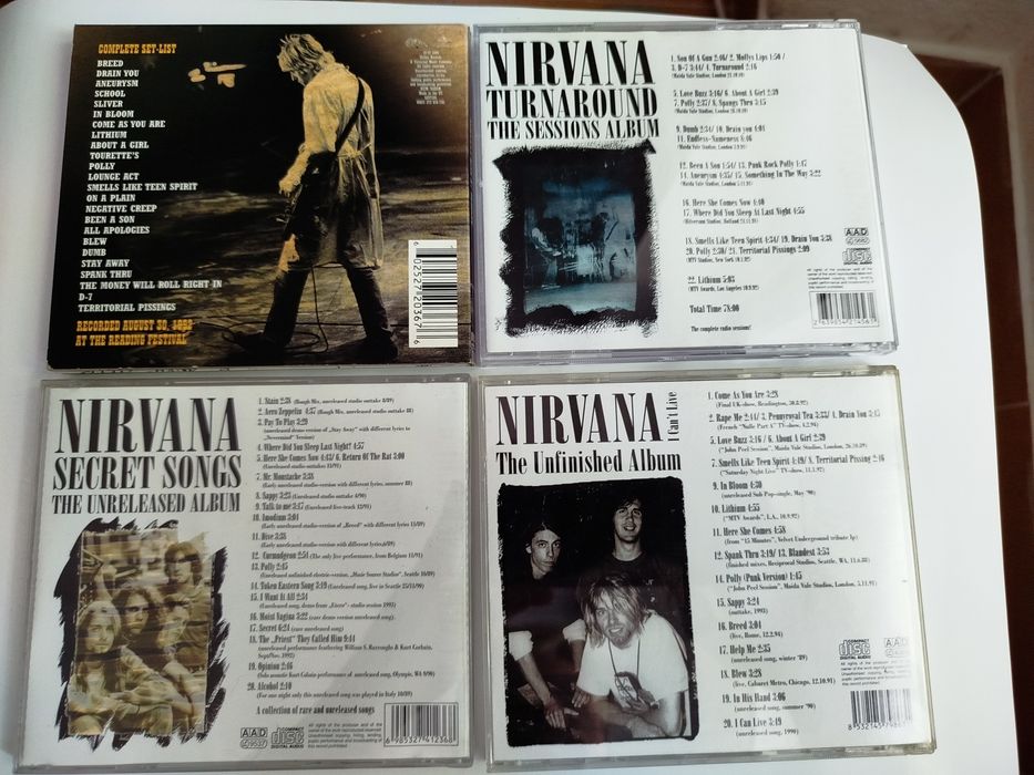 Nirvana Live e Bootleg
