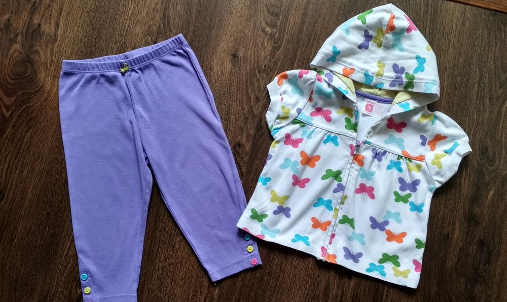Комплект Carter's лосины капри кофта