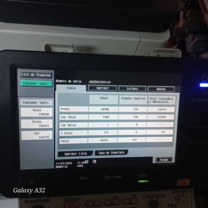 Multifunções konica Minolta c280- a cores