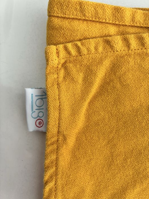 Sling argolas amarelo torrado