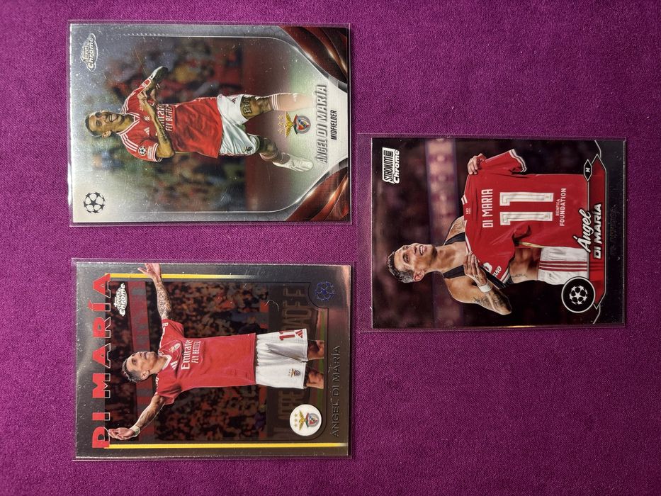 Cartas Di Maria Benfica topps