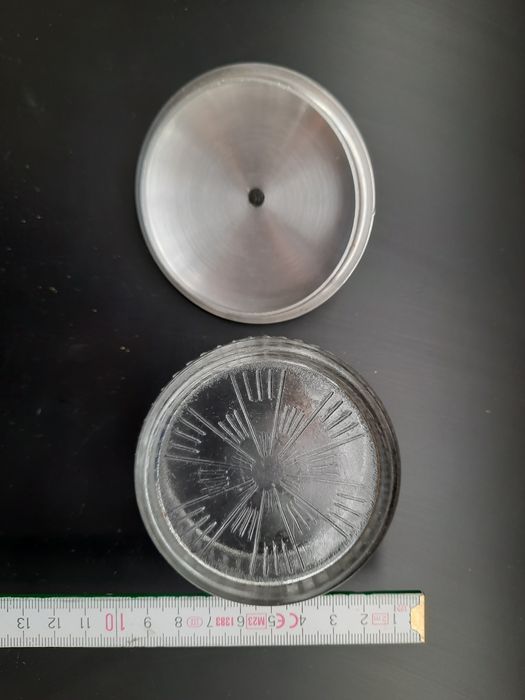 Szklana cukiernica prl