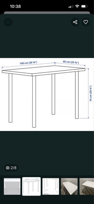 Mesa ikea branca