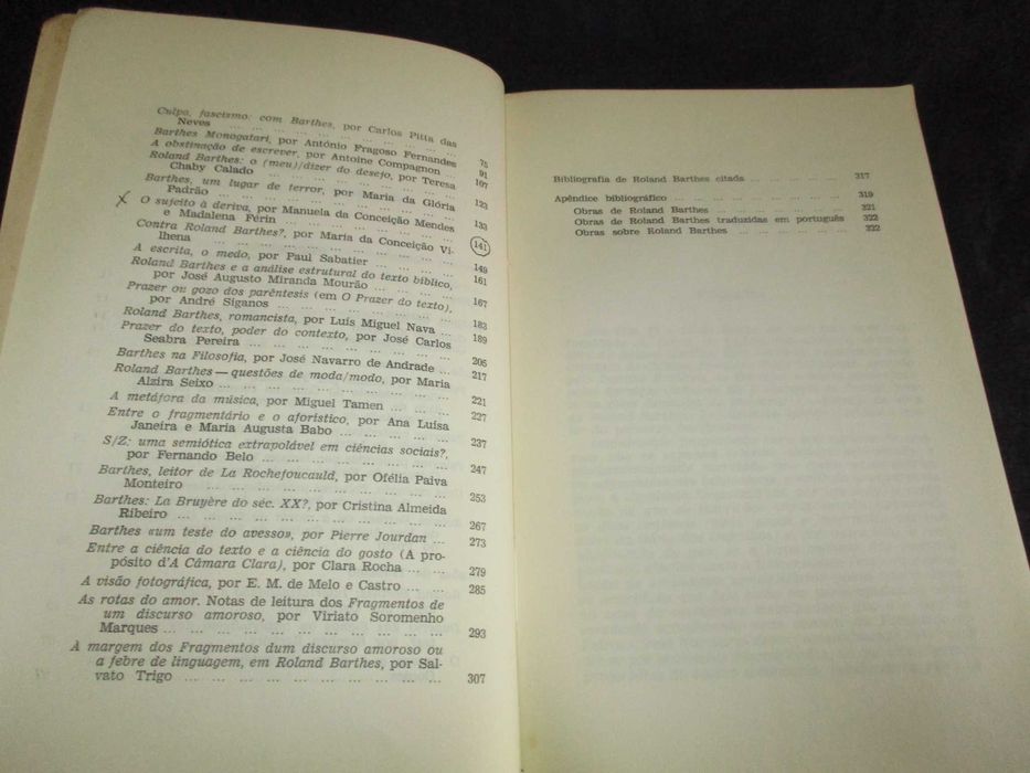 Livro Leituras de Roland Barthes