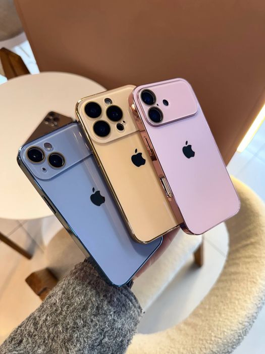 Чохол на Айфон 17 про макс та інші | скляний чехол для iphone pro max