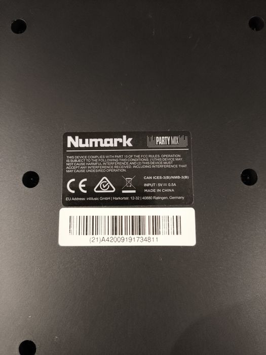 Numark Party Mix – Kompletny Kontroler DJ z LED
