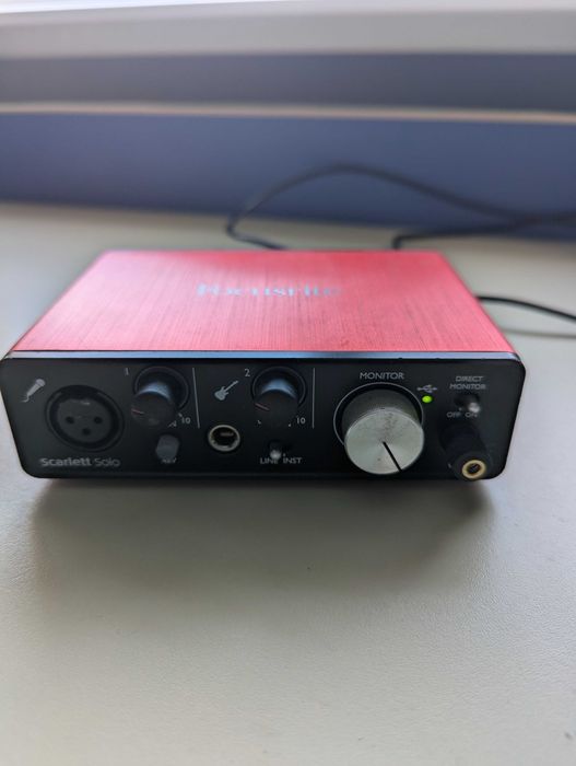 Звукова карта focusrite scarlett solo 2nd gen