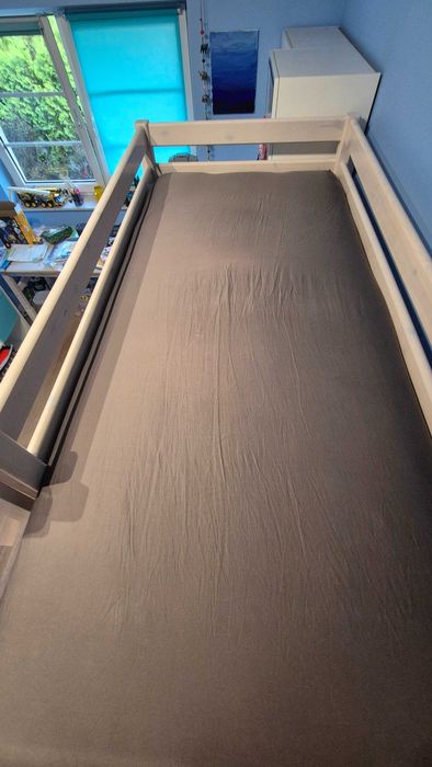 Łóżko dziecięce wysokie 200x90 cm FLEXA