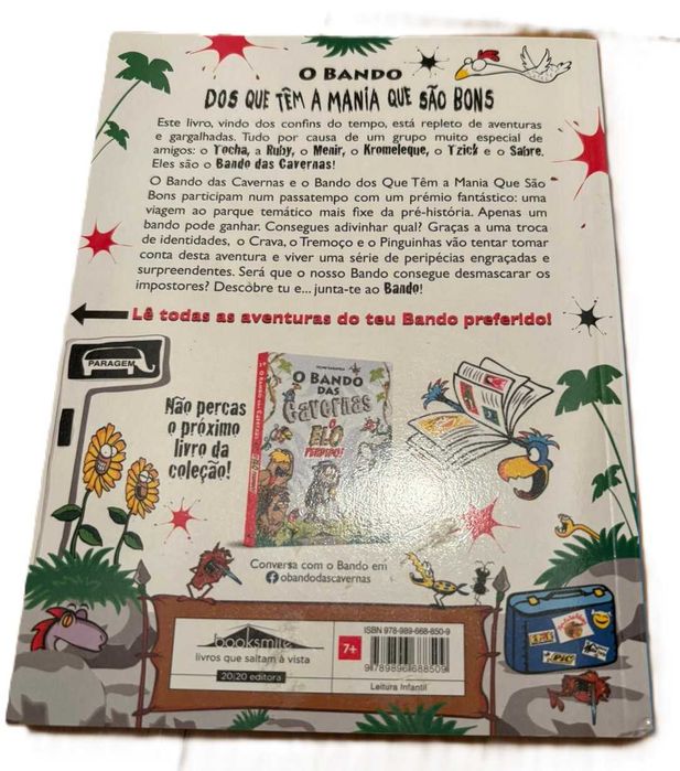 Livros infantis "O Bando das Cavernas"