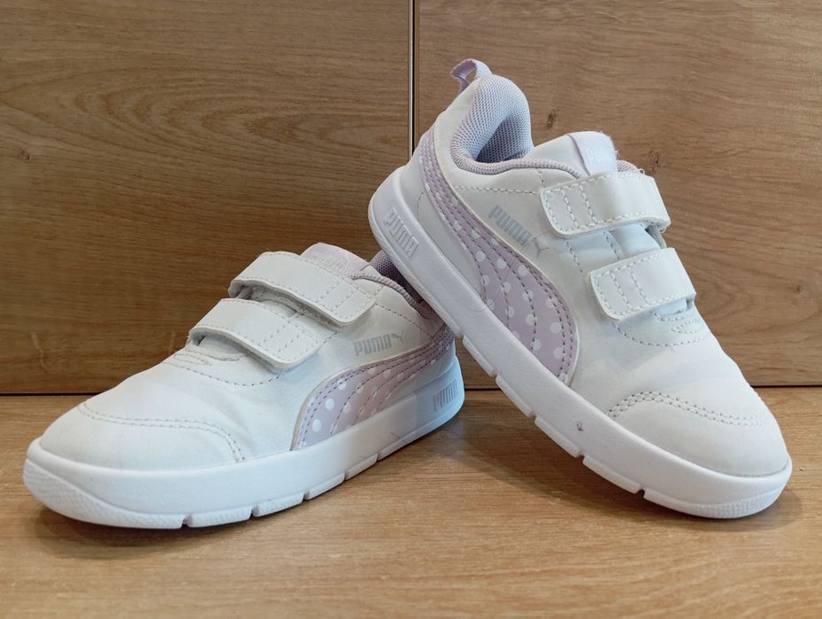 Puma 04 Courtflex V3 Inf 398759-04 Buty Sportowe Dziewczęce Rozm. 26