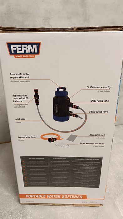 Ferm 5 L.zmiekczacz wody