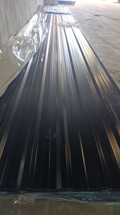 blacha trapezowa T18, T-18 0,50mm czarna RAL9005