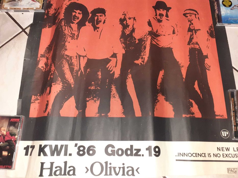 Saxon Hala Olivia 1986 Iron Maiden Judas Priest