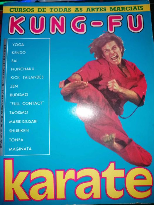 Cursos de Artes Marciais de 1976 (Primeiras edições) Raro!