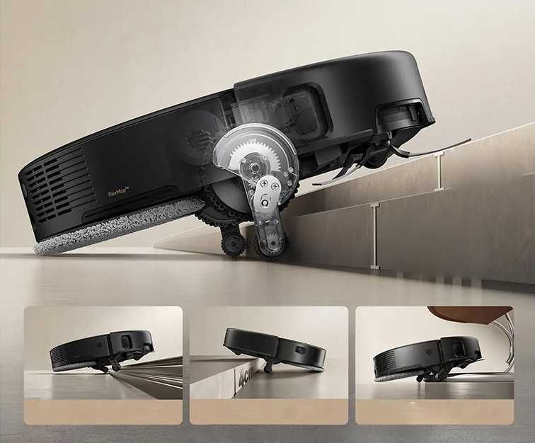 Robot sprzątający z mopowaniem i stacją konserwacyjną 24 000 Pa kamera