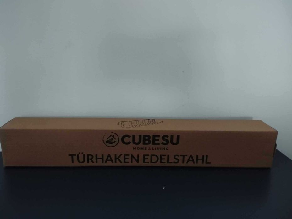 Hak do drzwi CUBEUS ze stali nierdzewnej 3 lub 5