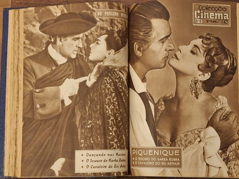 Volume encadernado colecção "Cinema" anos 50