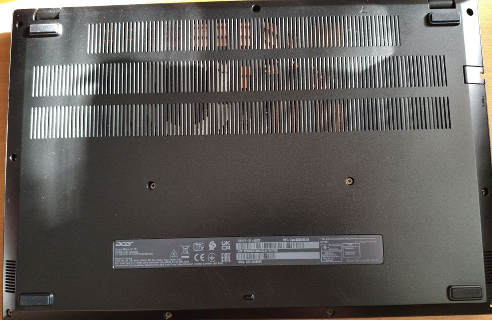 Продам, свой игровой ноутбук, acer nitro v15 30/50, 16/512