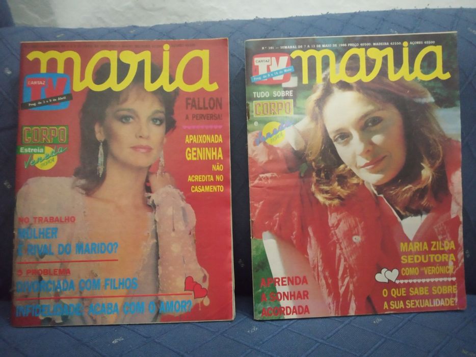 16 Revistas MARIA, lote anos 80