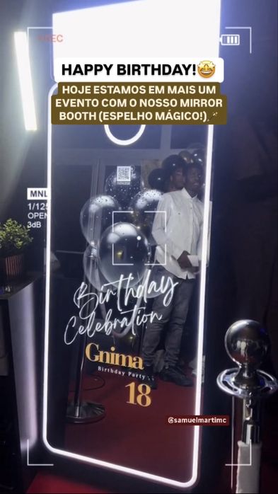 MirrorBooth Espelho Mágico Videobooth Photobooth AudioGuestBook