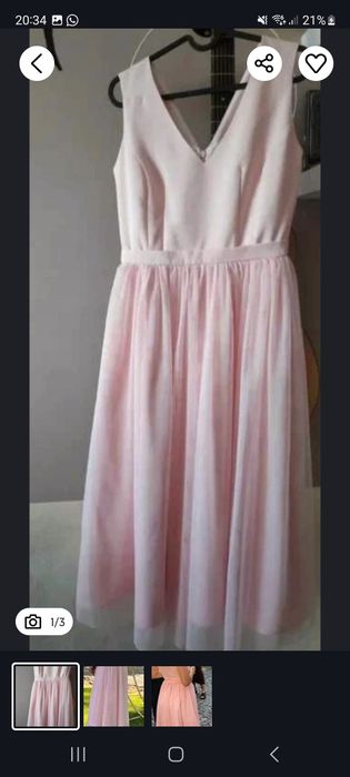 Sukienka świadkowej