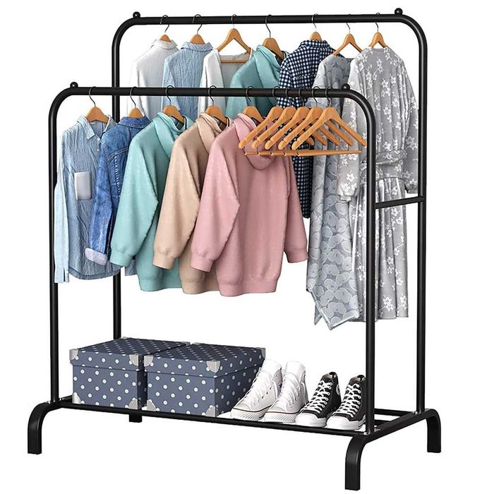 Подвійна стійка вішалка для одягу двойная вешалка Double Floor Hanger 649 грн. Мебель для